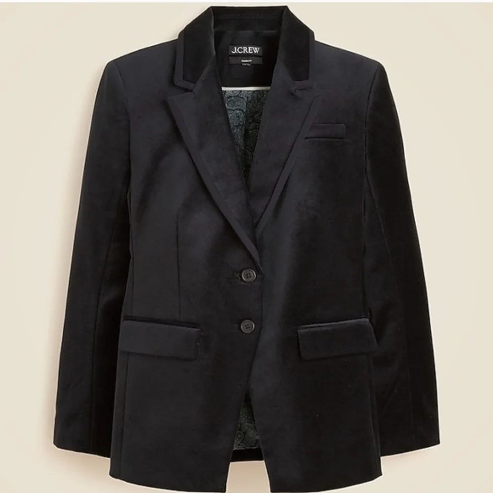 J Crew Madelyn blazer in velvet CP832 Size 4 NWT Office Cocktail